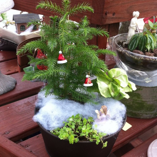 Christmas-themed planter
