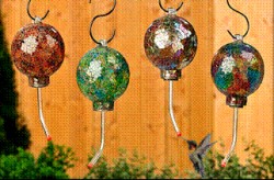 Round hummingbird feeders